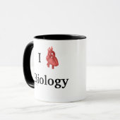 Biologie-Tasse des Herzens I Tasse (Vorderseite Links)