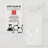 Biologie Tech | Molecule | Wissenschaftsstart Visitenkarte (Vorne/Hinten)
