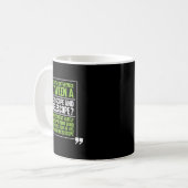 Biologie Unglaublich witzig Science Scientist Stud Kaffeetasse (Vorderseite Links)