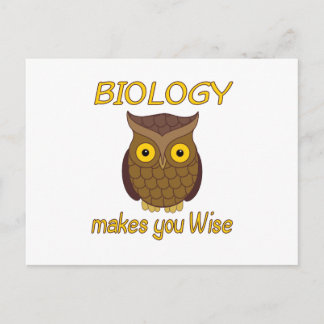 Biologie Wise Postkarte