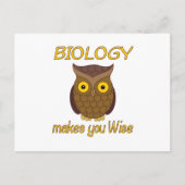 Biologie Wise Postkarte (Vorderseite)