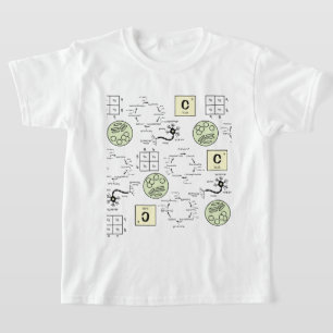 Biologie Wissenschaftler Zellgenetik Neuron Nerd T-Shirt