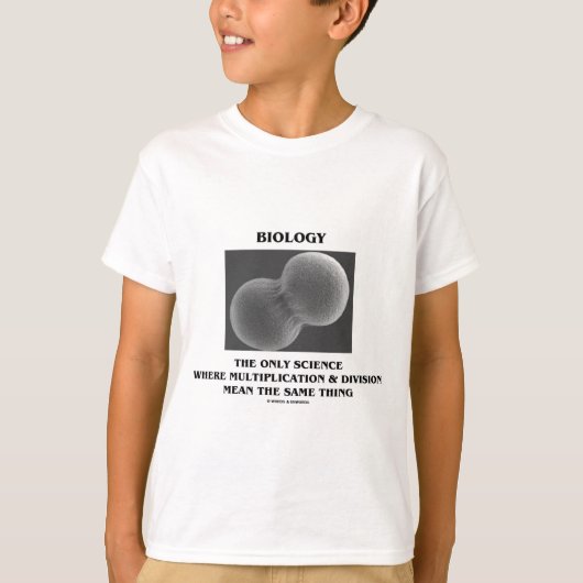 Biologie-Wissenschafts-Abteilungs-Vermehrung die T-Shirt (Vorderseite)