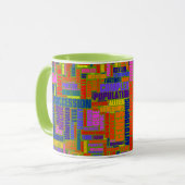 Biologie Wordle Tassen-Grün Tasse (Vorderseite Links)