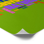 Biologie - Wort Nr. 2 Poster (Ecke)