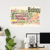 Biologie - Wort Nr. 9 Poster (Heimbüro)