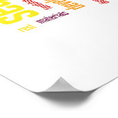 Biologie-Wörter Nr. 4 Poster (Ecke)