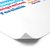 Biologie-Wörter Nr. 7 Poster (Ecke)