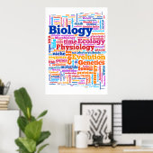 Biologie-Wörter Nr. 7 Poster (Heimbüro)