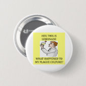 Biologieexperimentwitz Button (Vorne & Hinten)