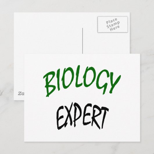 Biologieexperte Postkarte (Vorne/Hinten)