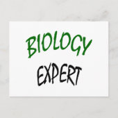 Biologieexperte Postkarte (Vorderseite)
