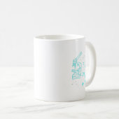 Biologielabor Mikroskop Biologe Gift Biolo Kaffeetasse (VorderseiteRechts)
