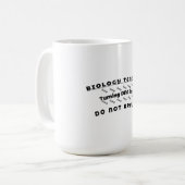 Biologielehrer - DNA in "Nicht streiten" verwandel Kaffeetasse (Vorderseite Links)