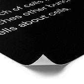 Biologielehrer Funny Scientist - Definition Poster (Ecke)