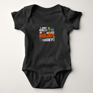 Biologielehrer Geschenk für Naturwissenschaftsstu Baby Strampler