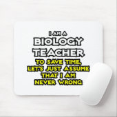 Biologielehrer ... Nehmen Sie an, ich habe nie Unr Mousepad (Mit Mouse)