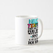 Biologielehrer nur aufgrund des Multi-Time-Program Kaffeetasse (VorderseiteRechts)
