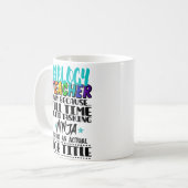 Biologielehrer nur aufgrund des Multi-Time-Program Kaffeetasse (Vorderseite Links)
