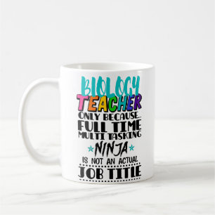 Biologielehrer nur aufgrund des Multi-Time-Program Kaffeetasse