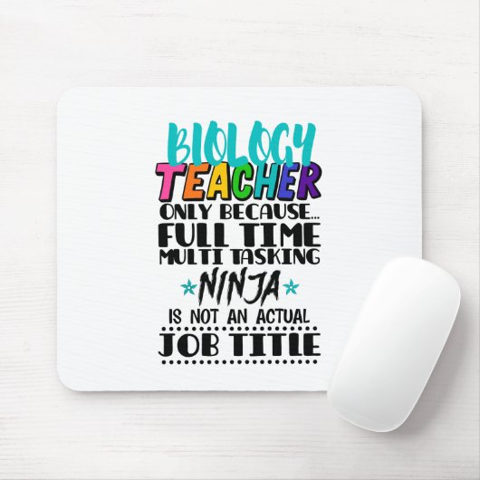 Biologielehrer nur aufgrund des Multi-Time-Program Mousepad (Mit Mouse)