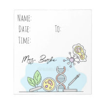 Biologielehrer übergeben Notepad