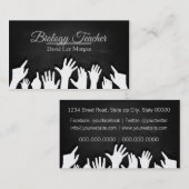 Biologielehrer Visitenkarte (Vorne/Hinten)