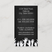 Biologielehrer Visitenkarte (Rückseite)