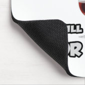 Biologielehrer ... wird für Wein arbeiten Mousepad (Ecke)