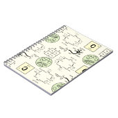 Biologielehrer Zellgenetik Neuronaler Nerd Notizblock (Linke Seite)