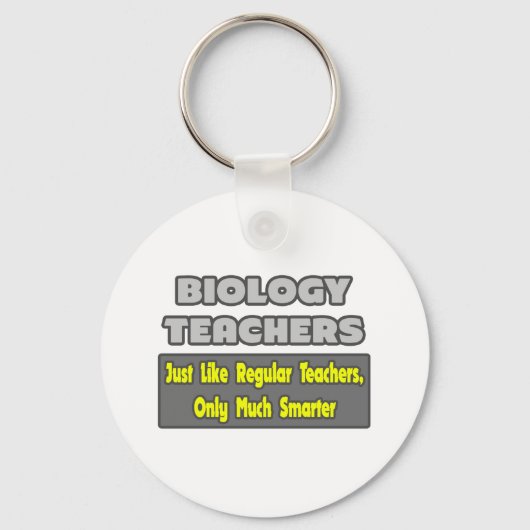 BiologielehrerInnen ... Klüger Schlüsselanhänger (Vorderseite)