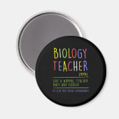 Biologielehrerschule Magnet (Vorderseite/Rückseite)
