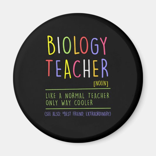 Biologielehrerschule Magnet (Vorne)