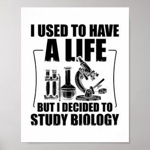 Biologiestudentin   Biologist Science Gifts Poster
