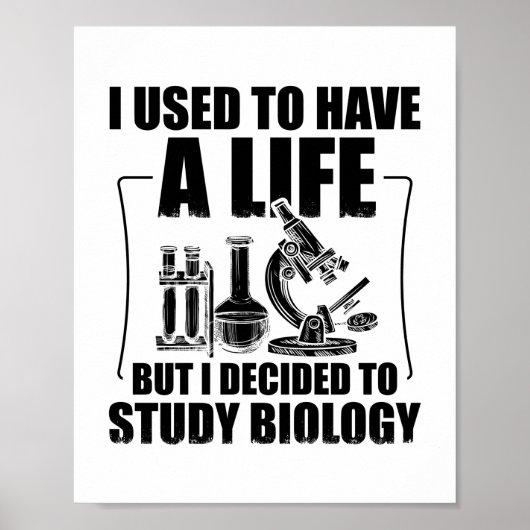 Biologiestudentin | Biologist Science Gifts Poster (Vorne)