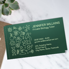 Biologiestudium Visitenkarte