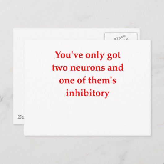 Biologiewitz Postkarte (Vorne/Hinten)