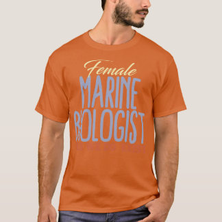 Biologin für die weibliche Marine T-Shirt