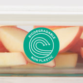 Biologisch abbaubare Aufkleber/nicht plastisch für Etiketten (Befestigt)