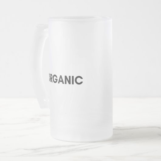 biologisch mattglas bierglas (Vorderseite Links)