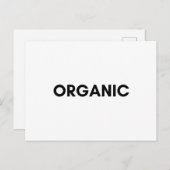 biologisch postkarte (Vorne/Hinten)