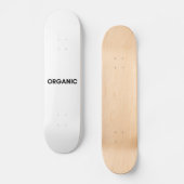 biologisch skateboard (Vorderseite)