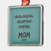Biologische, Adoptiv-, Pflege… Mama Silbernes Ornament (Links)