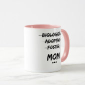 Biologische, Adoptiv-, Pflege… Mama Tasse (VorderseiteRechts)