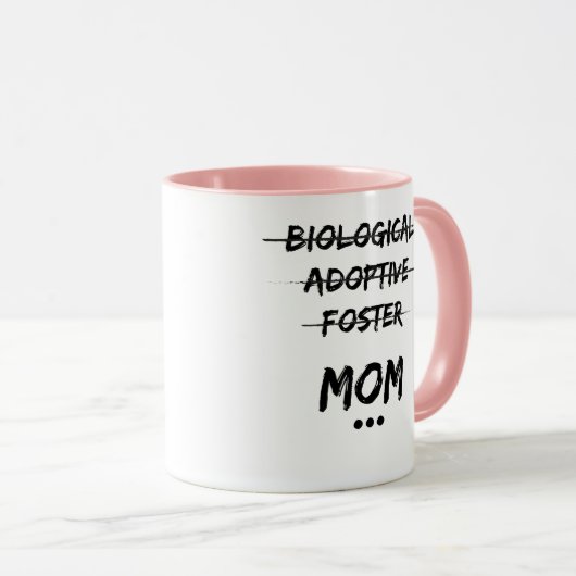 Biologische, Adoptiv-, Pflege… Mama Tasse (VorderseiteRechts)