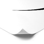 Biologische Biogefährdung Symbol grün und schwarz Poster (Ecke)