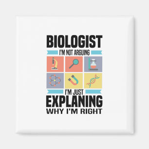 Biologische Geschenke   Biologen Dozent für Natur Magnet