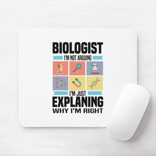 Biologische Geschenke | Biologen Dozent für Naturw Mousepad (Mit Mouse)