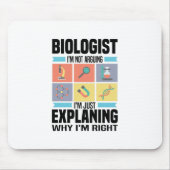 Biologische Geschenke | Biologen Dozent für Naturw Mousepad (Vorne)