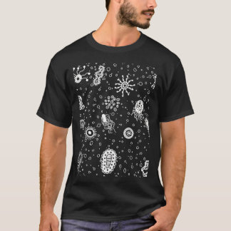 Biologische Hintergrunddarstellung Micro world con T-Shirt